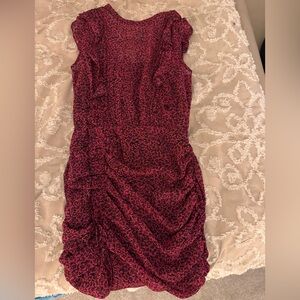 Express Red and Black Mini Dress